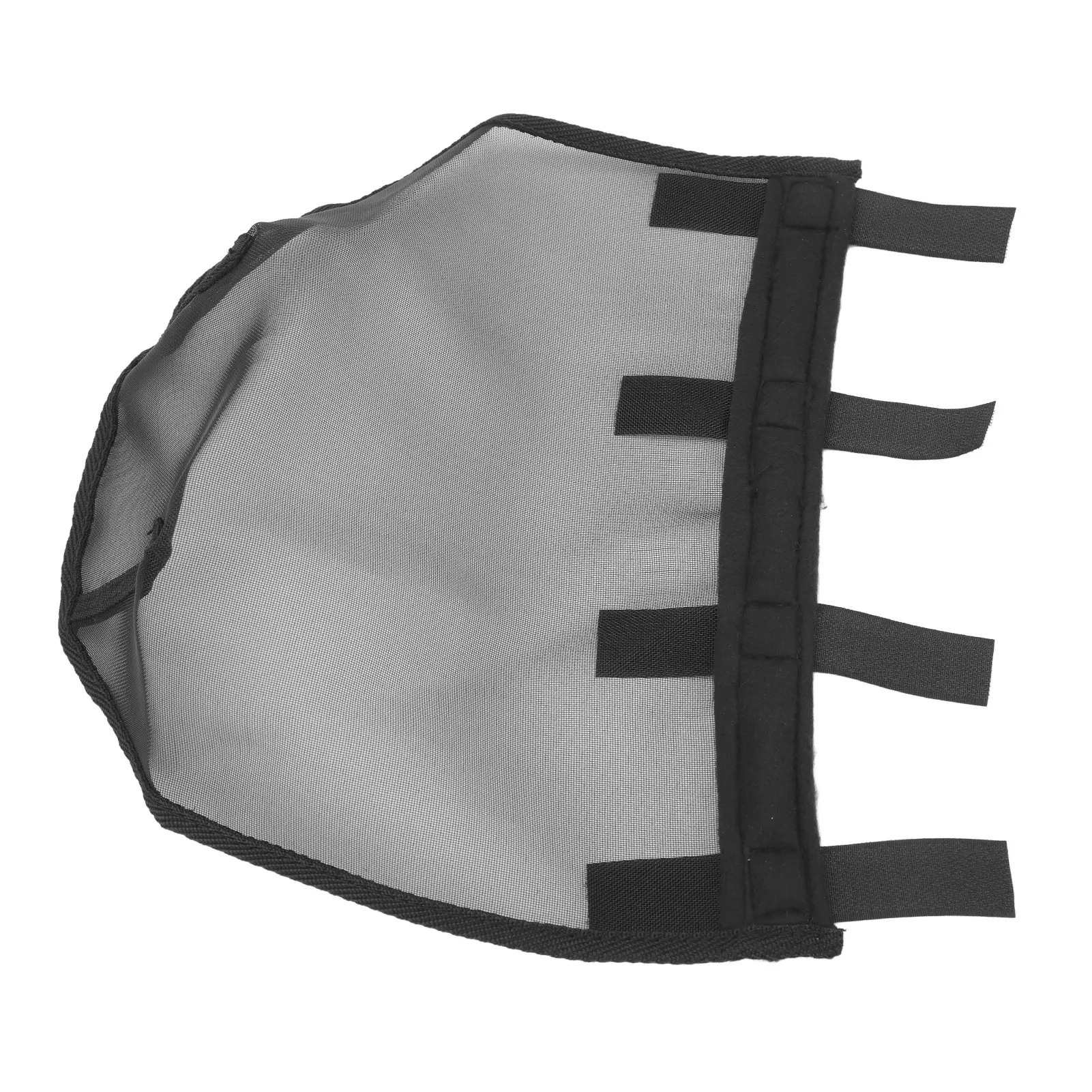 Horse Nose Net Plastic Horse Breathable Nose Fine Mesh Net L Size Black Comfort Horse Nose Mask for Home Farm