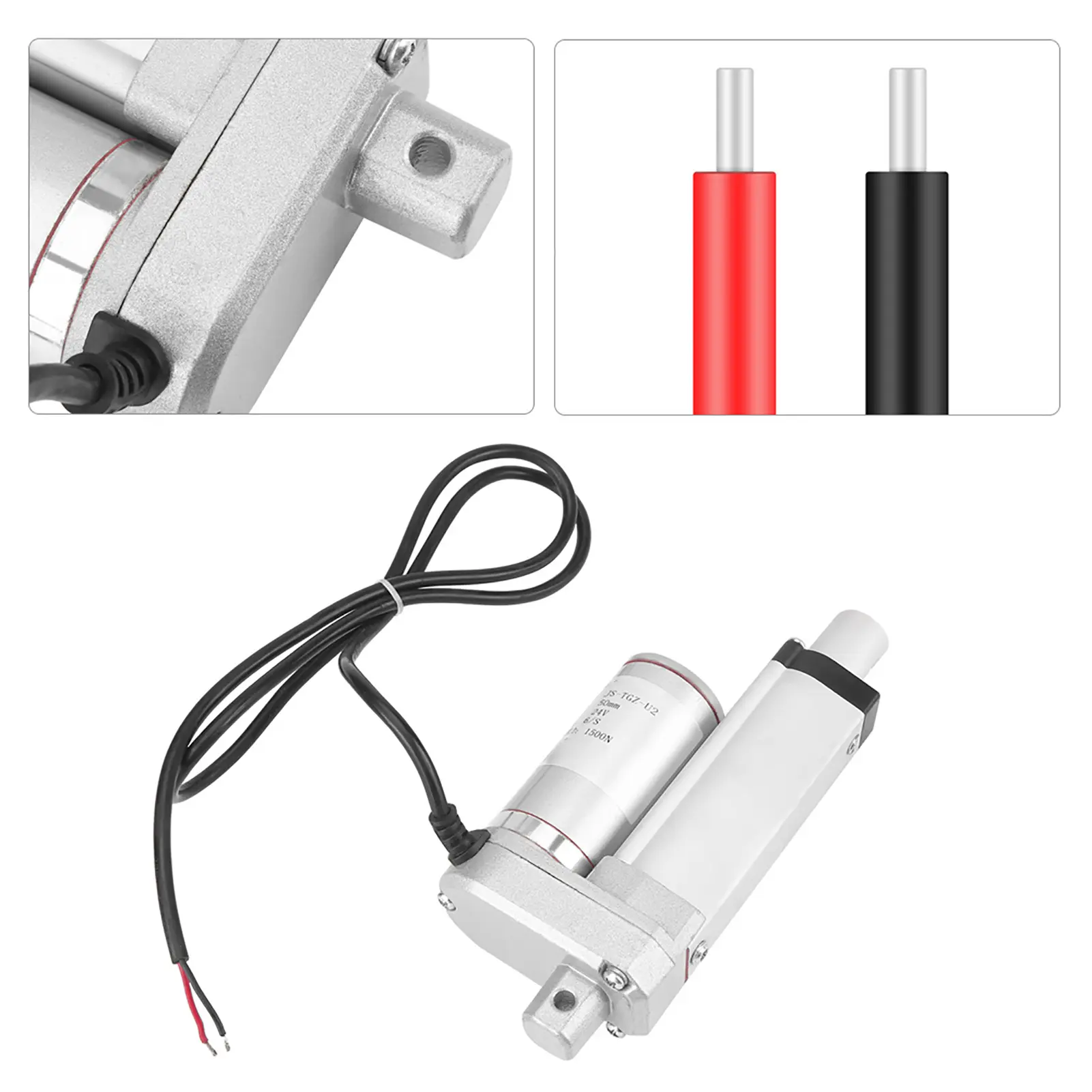 DC 12V Linear Actuator 140KG Max Lift Stroke Electric Motor for Medical Auto Car