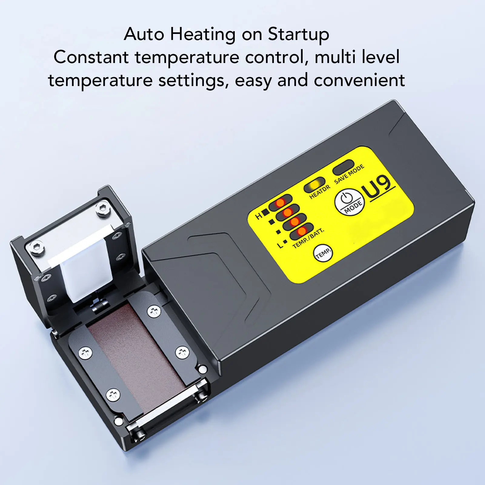 Fiber Optic Thermal Stripper Rechargeable Auto Heating Stripping Tool for Bundle Bare Ribbon Non Visible Optical Fibers