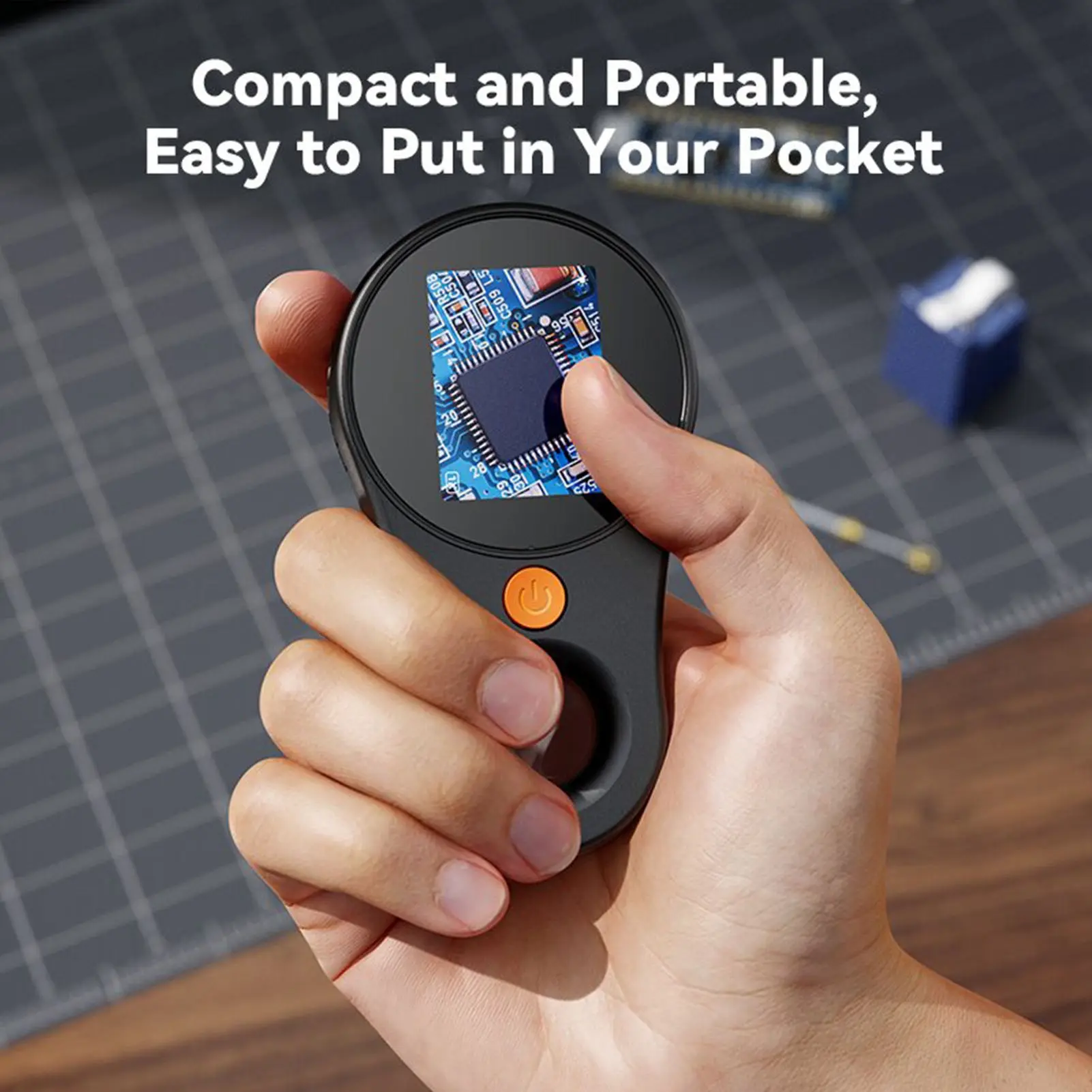 Handheld Digital Microscope 500X Magnification 2MP 1920x1080P HD Photo and Video Microscope for Kids and Adults