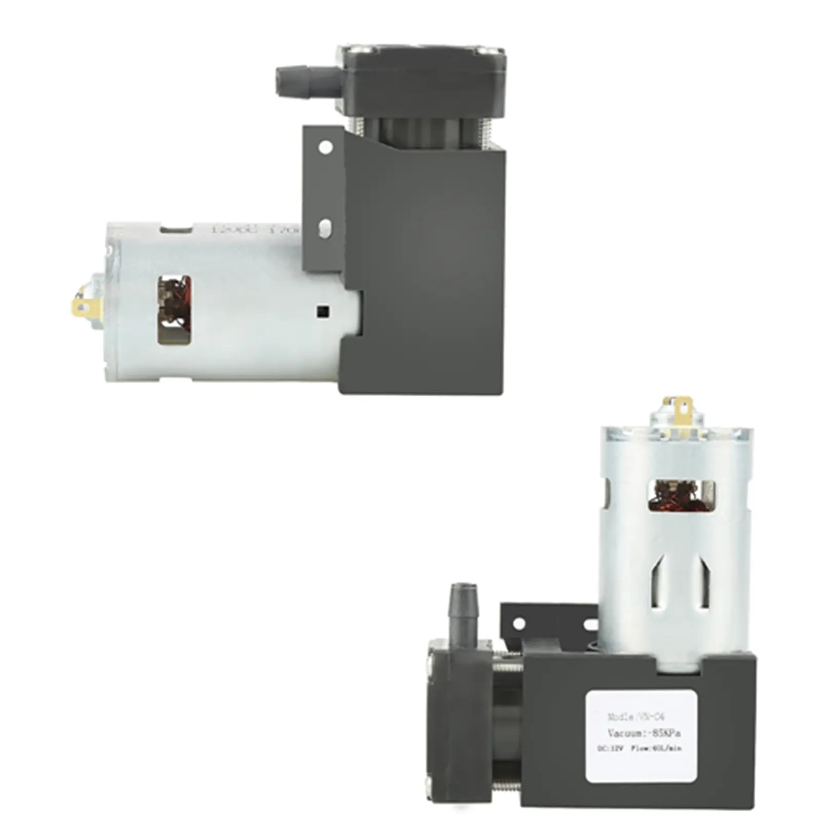 Vacuum Pump 1pc DC12V 42W Mini Small Oilless Vacuum Pump ‑85KPa Flow 40L/min