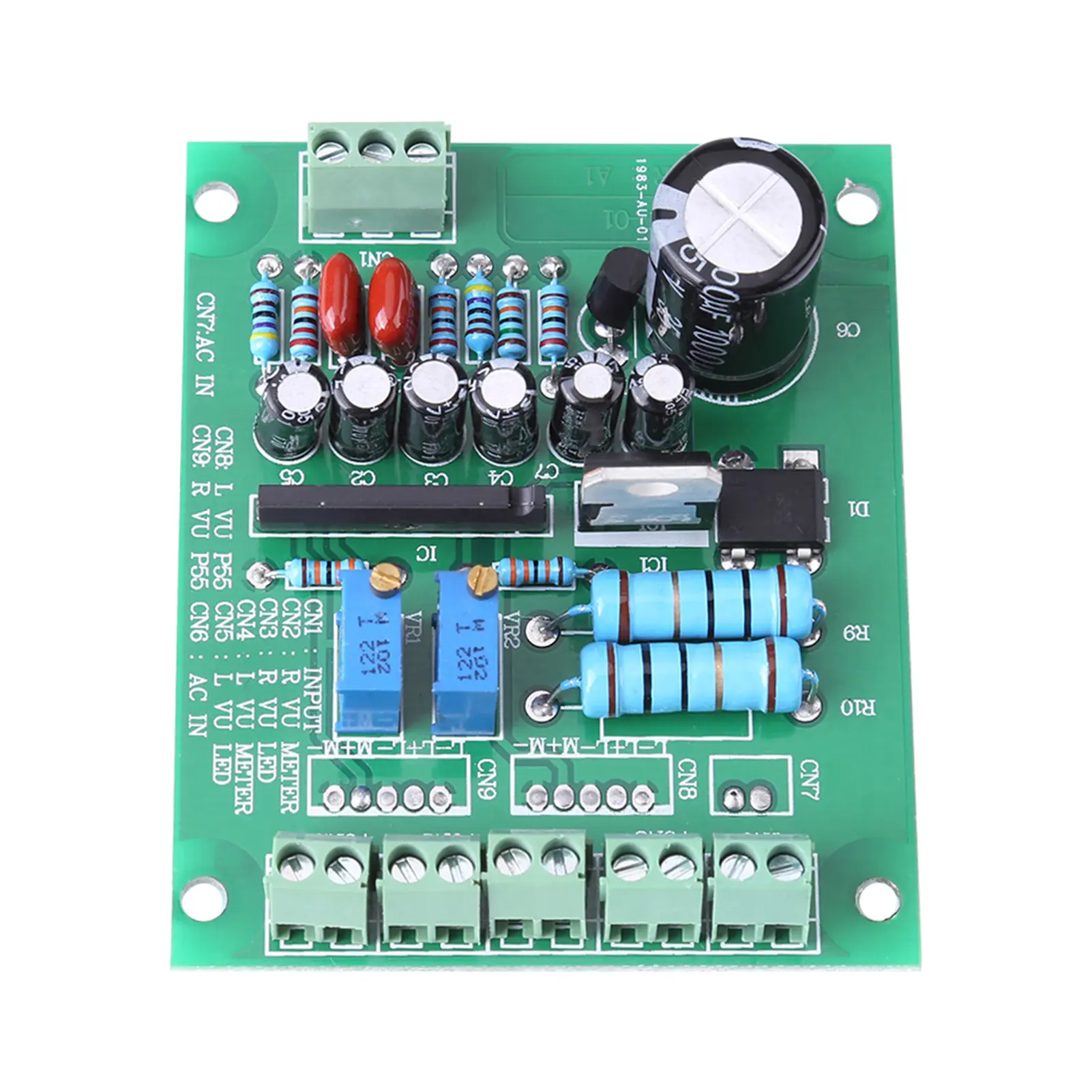 Test Meters Warm Back Light Recording 2x pcs VU Meter Warm Back Light Recording + Audio Level Amp with Driver Board VU Meter
