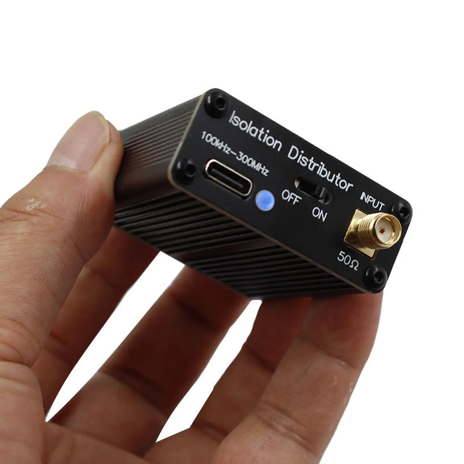 Active RF Signal Splitter Active RF Isolation Distributor RF Signal Splitter for SDR GPSDO Signal Source 100kHz to 150MHz