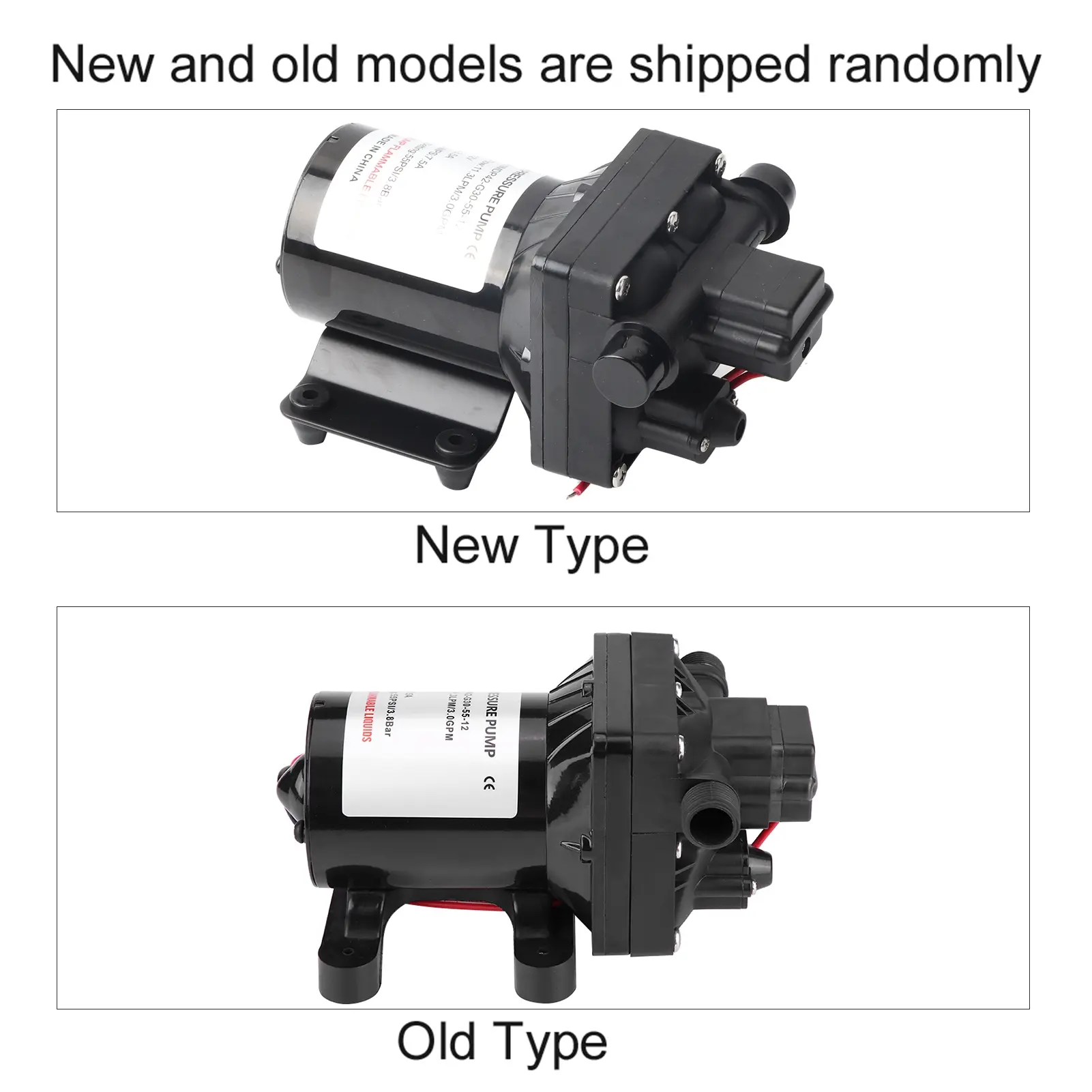 55PSI 3 Gallons Per Minute 7.5 Amps 12V DC RV Caravan Selfpriming Water Pump 4008101E65