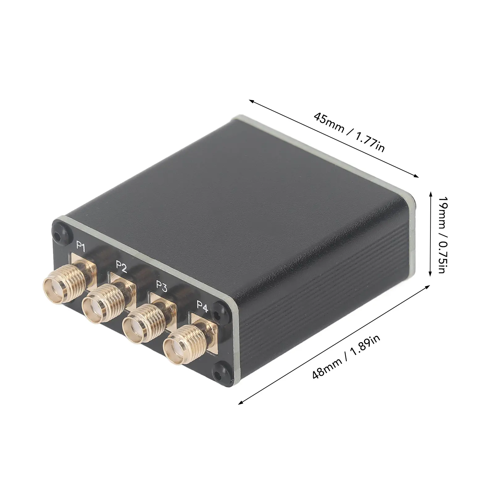 Active RF Signal Splitter Active RF Isolation Distributor RF Signal Splitter for SDR GPSDO Signal Source 100kHz to 150MHz
