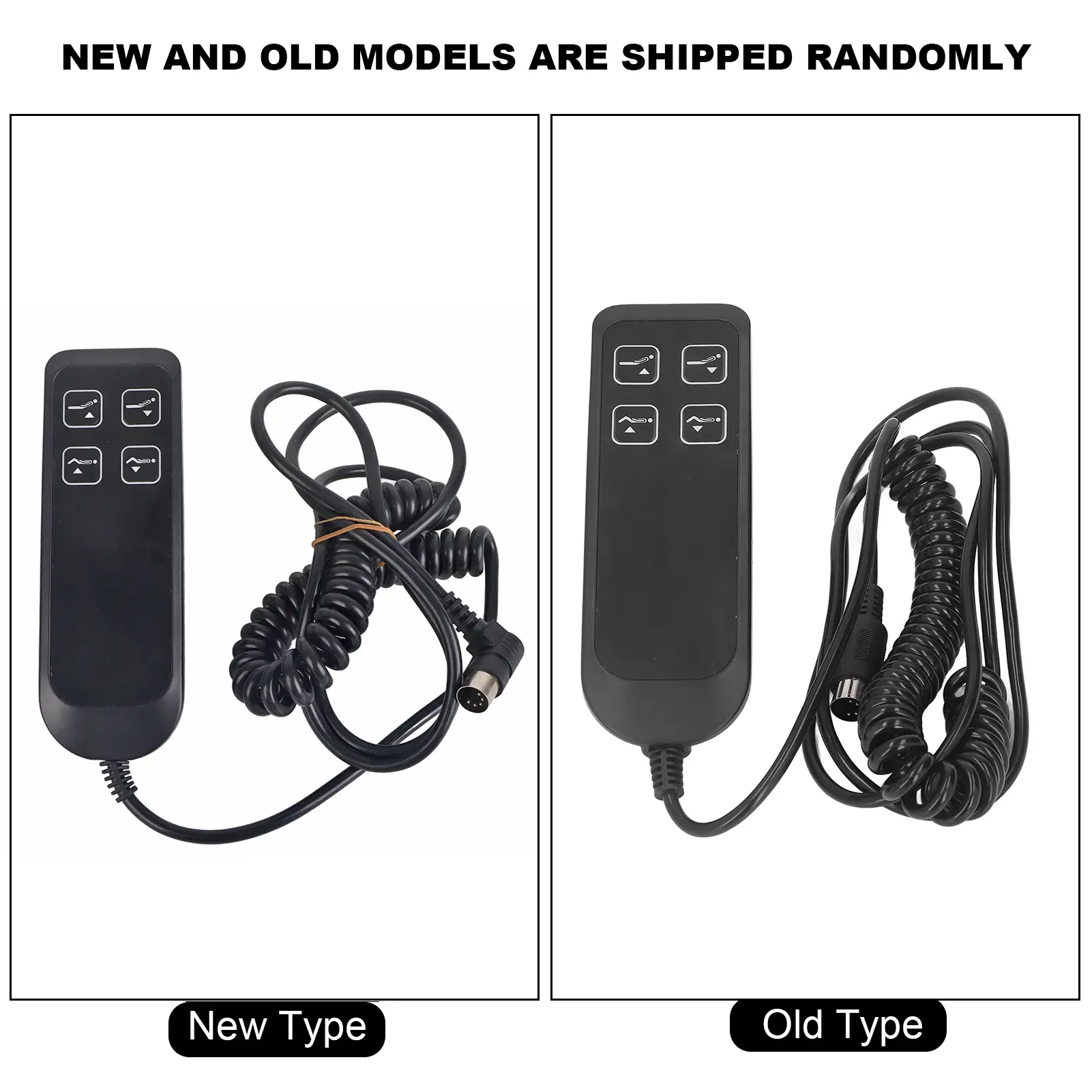Electric Recliner Controller Switch Simple Operation Electric Sofa Controller 4 Button 5 Pin for Home Office