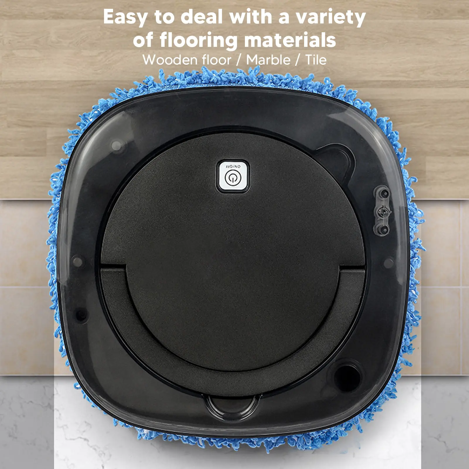 Automatic Floor Mopping Robot Mopping Robot with Water Tank Vacuum and Mop Cleaning Robot