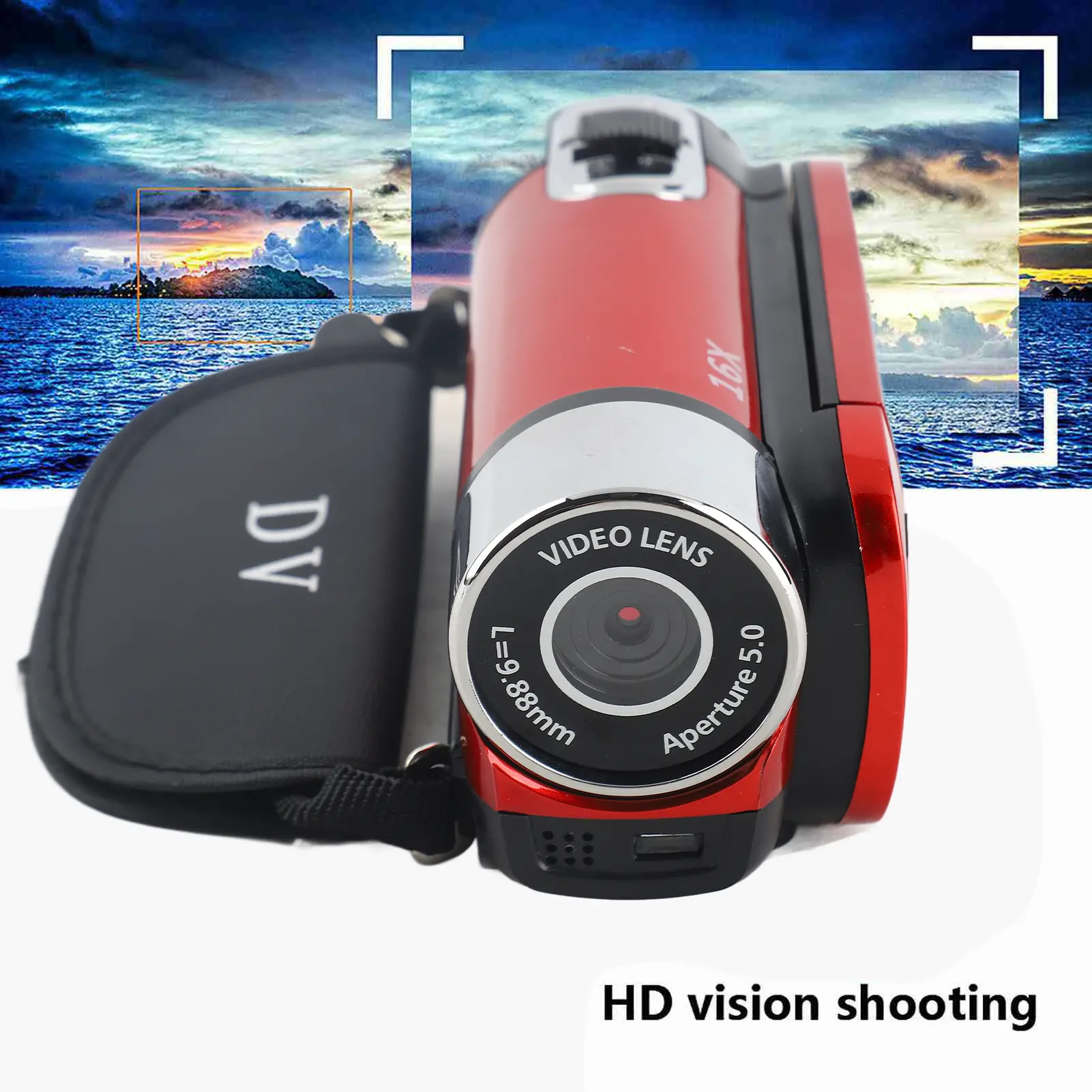 Full HD Rotation 16X High Definition Digital Camcorder Video DV Camera