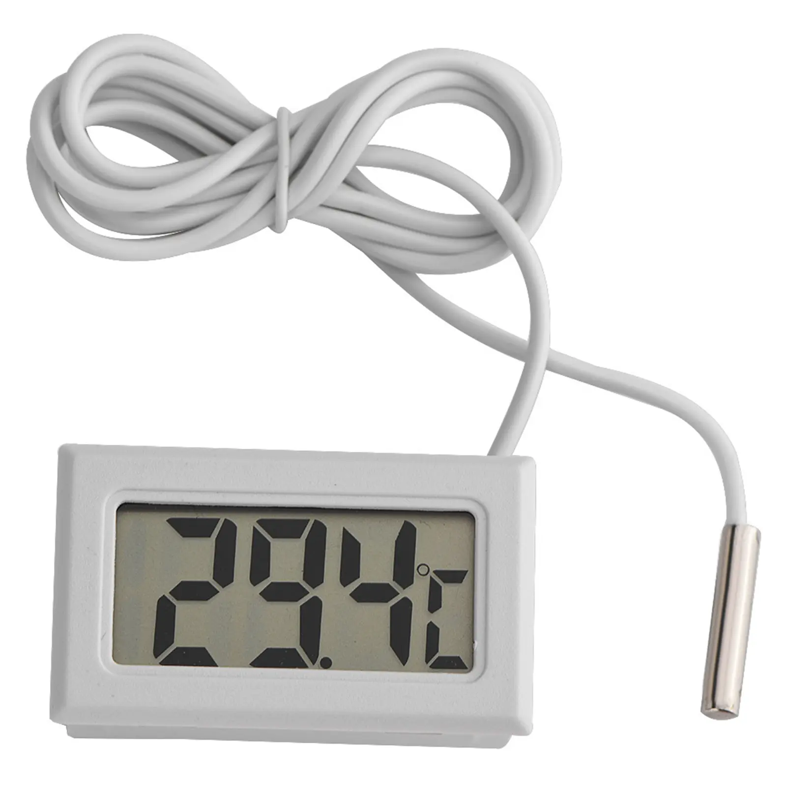 Mini LED Display Digital Temperature Meter Probe Sensor Digital LCD Thermometer Water Thermometer Thermometer for Water Cooling