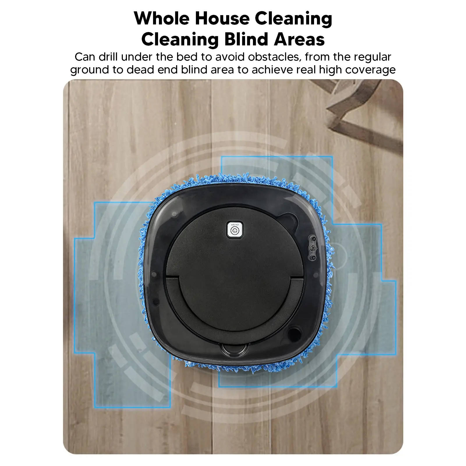 Automatic Floor Mopping Robot Mopping Robot with Water Tank Vacuum and Mop Cleaning Robot
