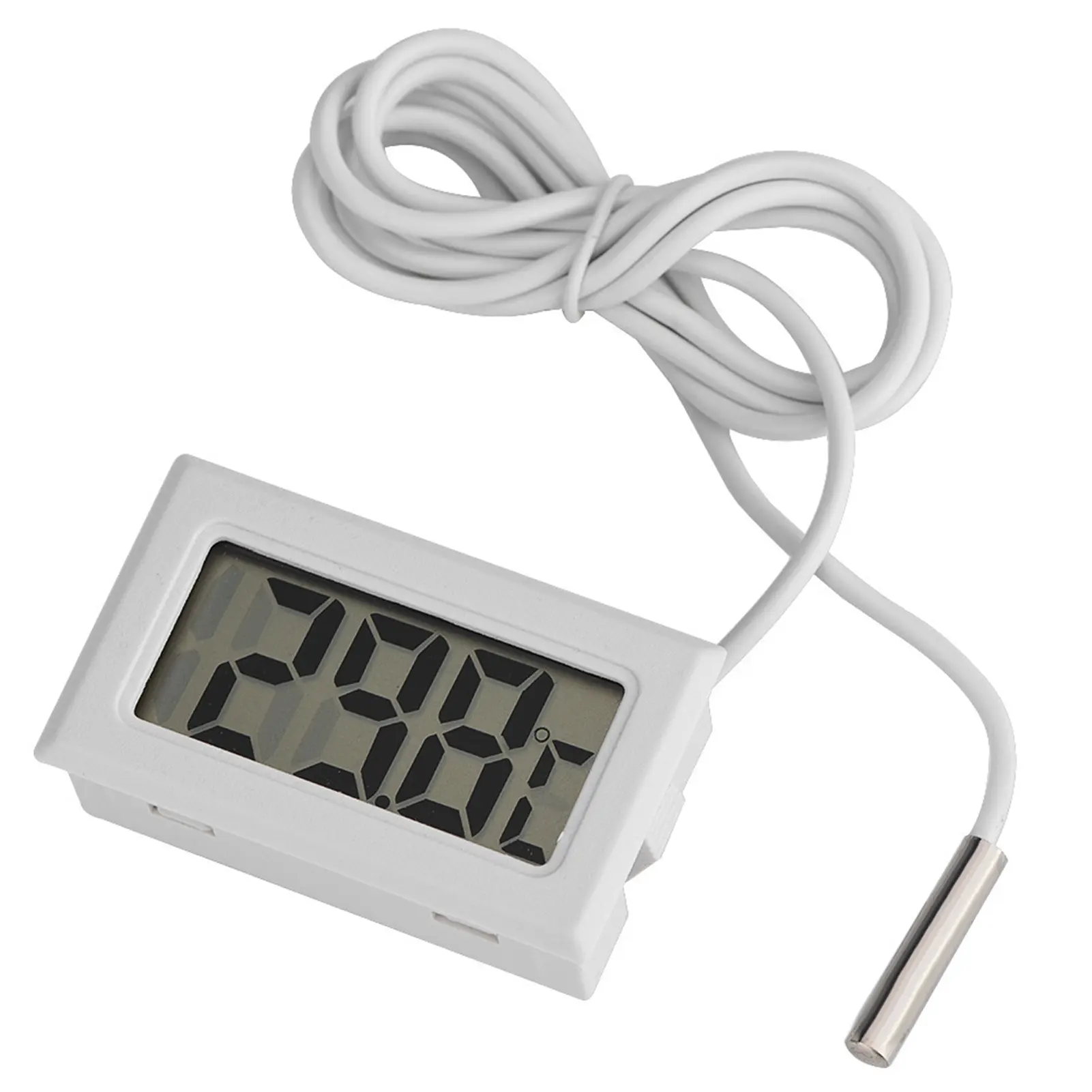 Mini LED Display Digital Temperature Meter Probe Sensor Digital LCD Thermometer Water Thermometer Thermometer for Water Cooling