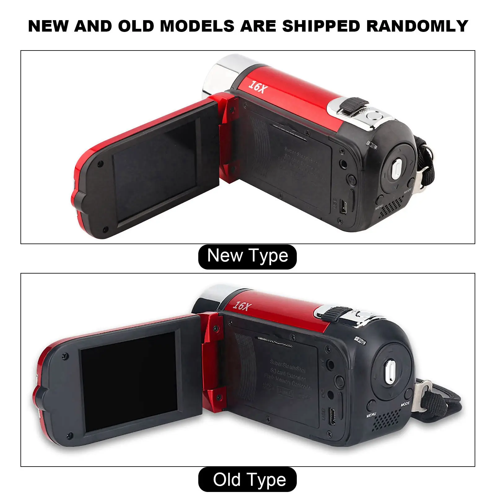 Full HD Rotation 16X High Definition Digital Camcorder Video DV Camera