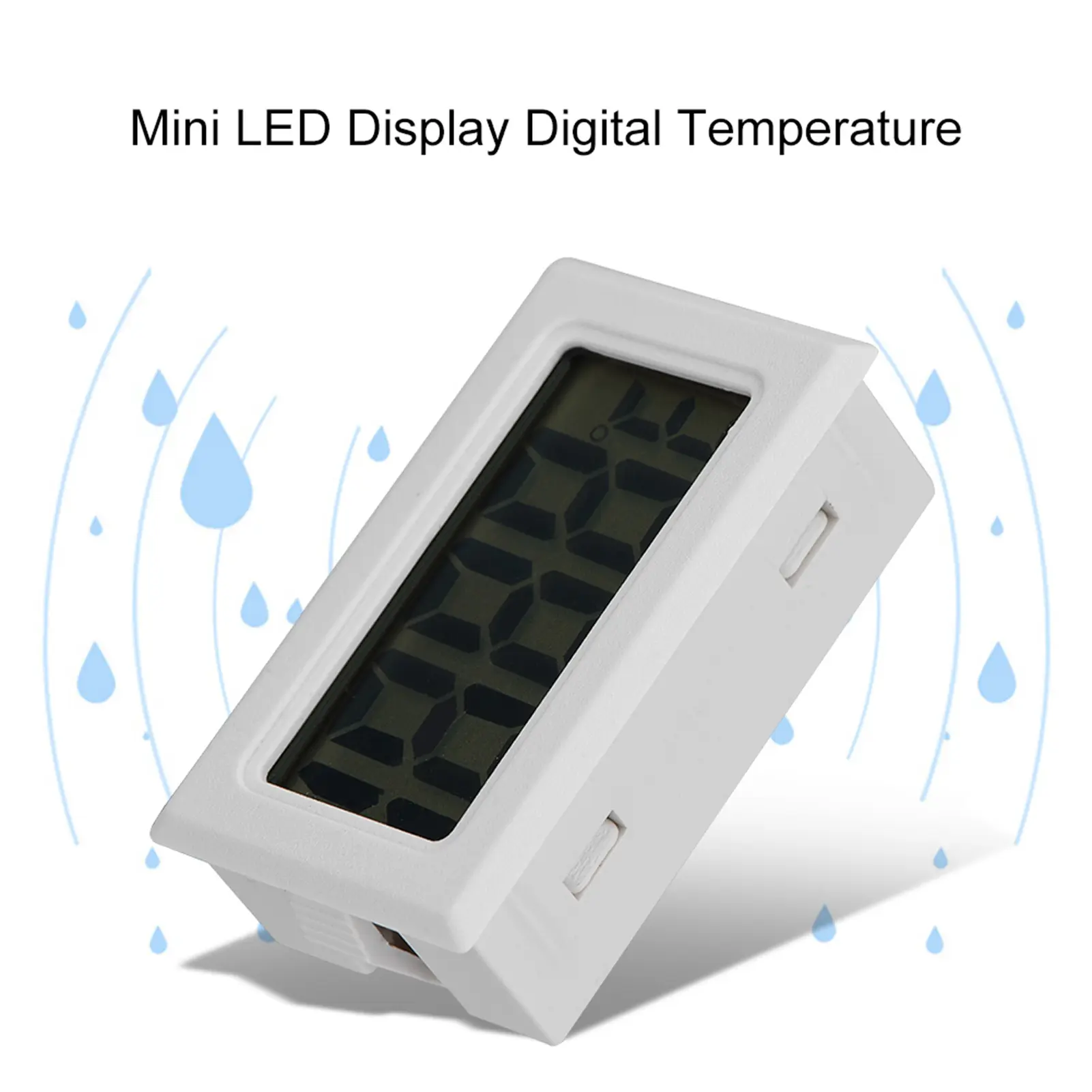 Mini LED Display Digital Temperature Meter Probe Sensor Digital LCD Thermometer Water Thermometer Thermometer for Water Cooling