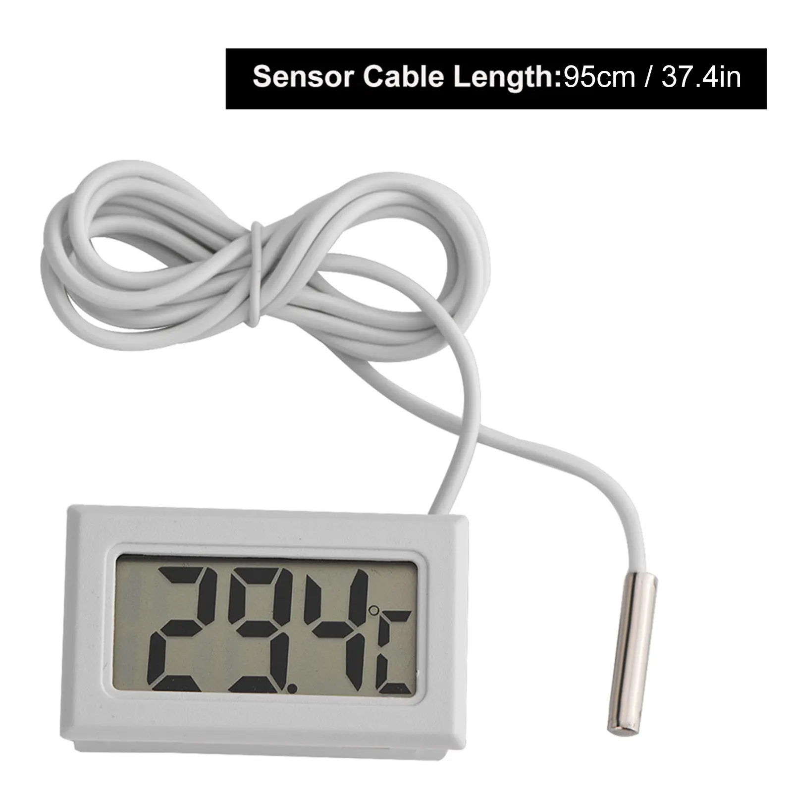Mini LED Display Digital Temperature Meter Probe Sensor Digital LCD Thermometer Water Thermometer Thermometer for Water Cooling