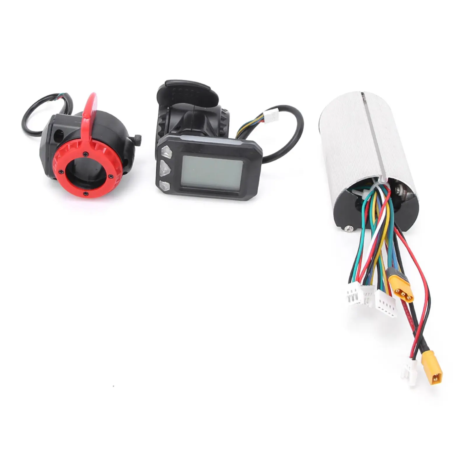 Electric Bike Controller with LCD Monitor Pratical E-bike Controller Rainproof Carbon  Electric Scooter for Electric Bike
