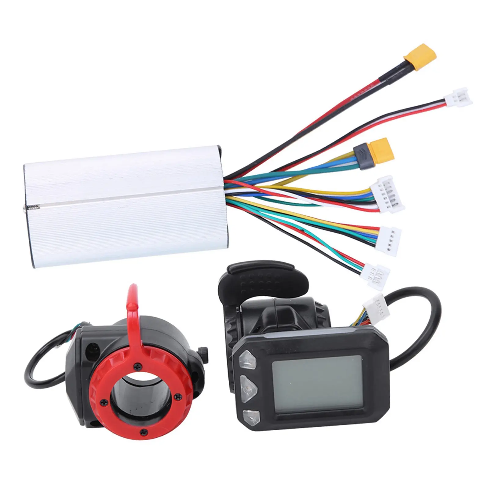 Electric Bike Controller with LCD Monitor Pratical E-bike Controller Rainproof Carbon  Electric Scooter for Electric Bike