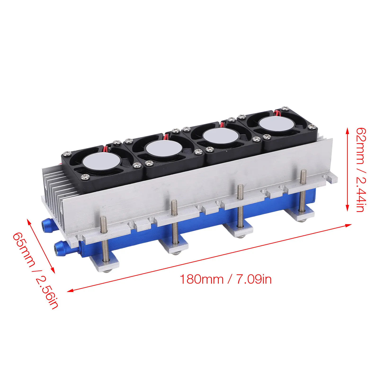 12V  4-Chip TEC1-12706 DIY Thermoelectric Cooler Refrigeration Air Cooling Device