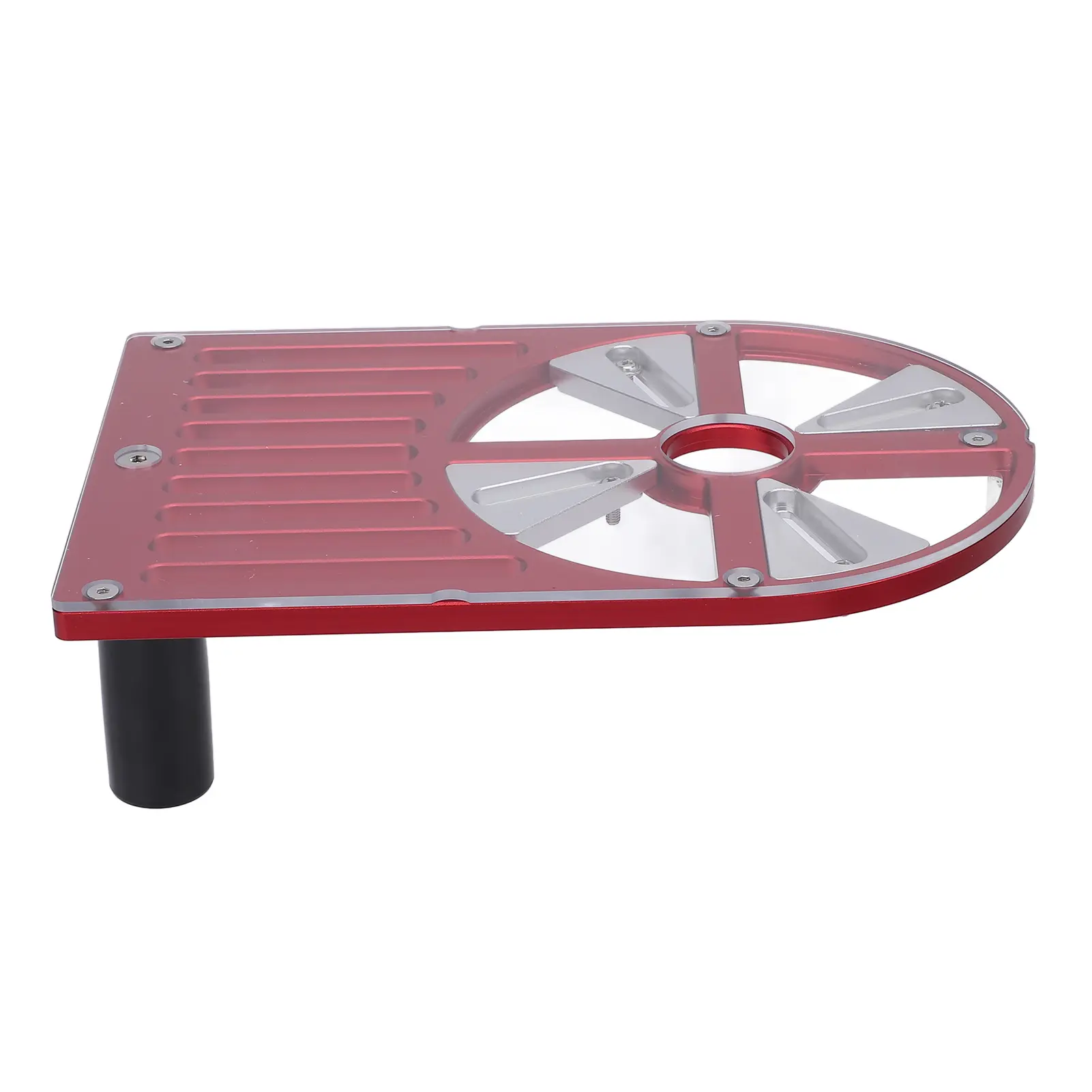 Trimming Machine Base Plate Aluminum Alloy Adjustable Workbench Base for 65 to 132mm Diameter Trimmer