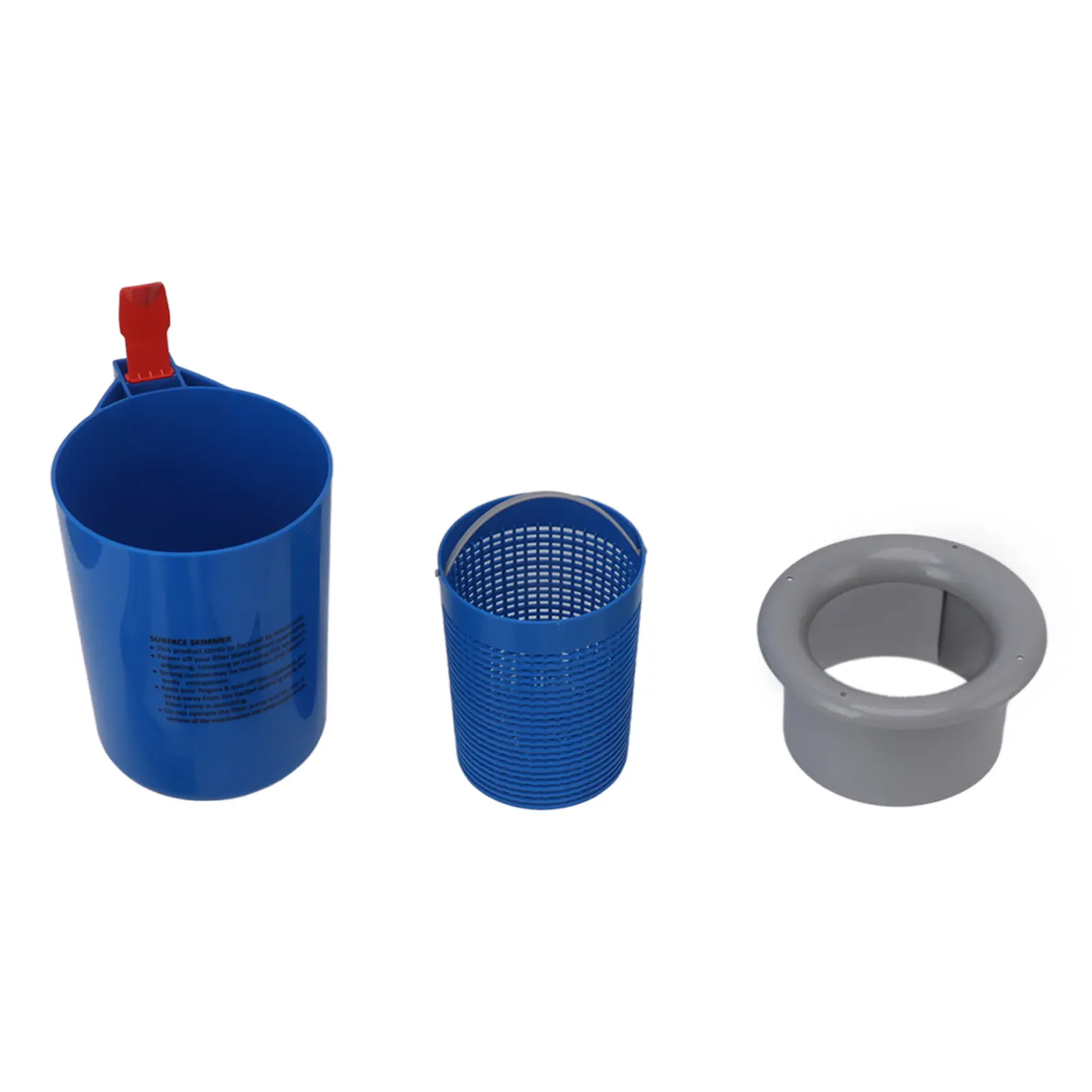 Pool Surface Automatic Skimmer Blue Wall Mount Pool Surface Automatic Skimmer for Pool Cleaning