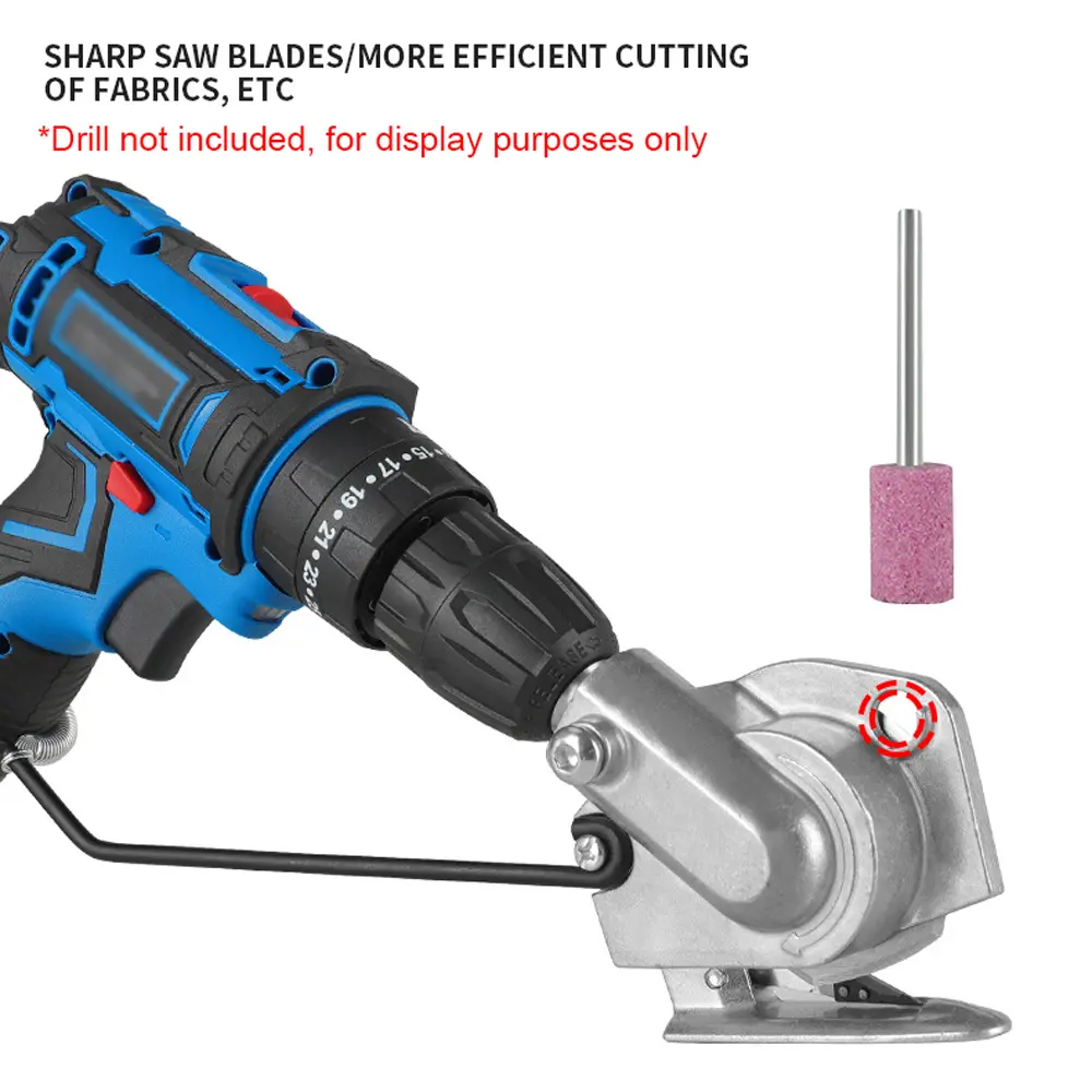 lectric Drill to Electric Cutter Refitting Accessory Impact Drill Cloth Cutting Machines Conversion Tools Utility Fiber