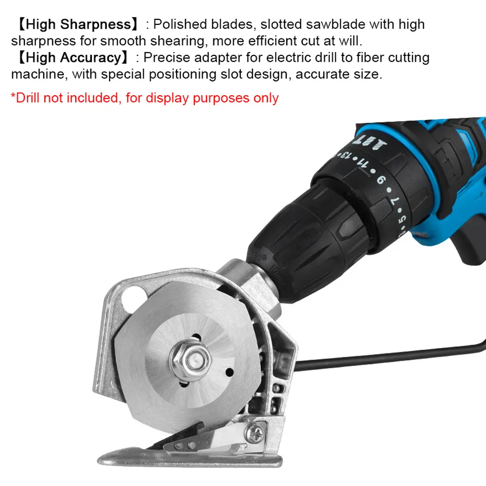 lectric Drill to Electric Cutter Refitting Accessory Impact Drill Cloth Cutting Machines Conversion Tools Utility Fiber