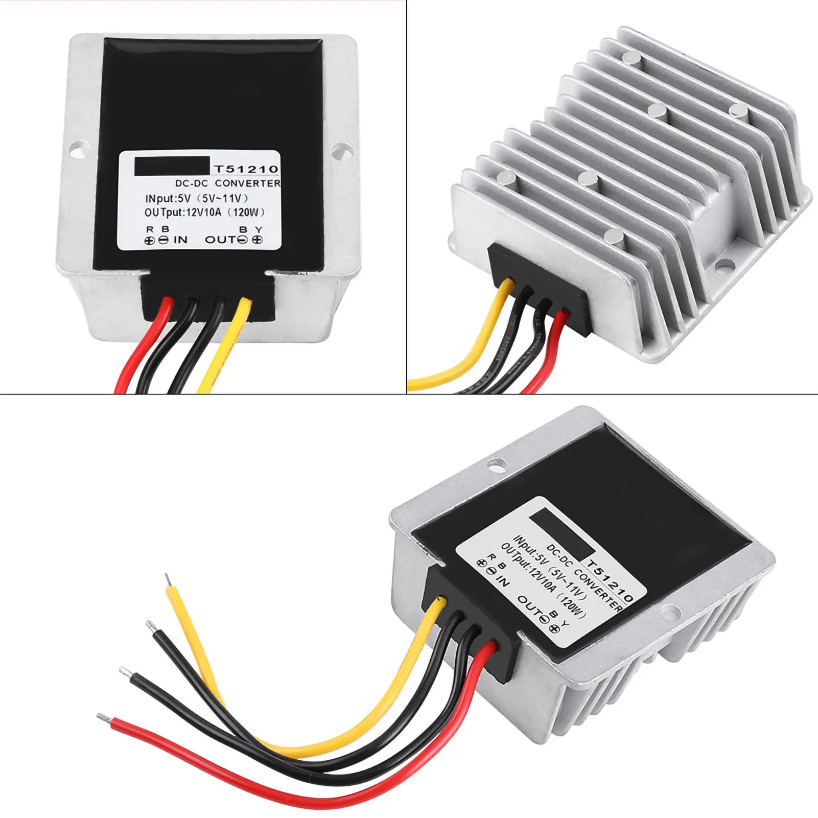 DC‑DC Step Up Converter 5V to 12V 10A 120W Boost Power Supply Module