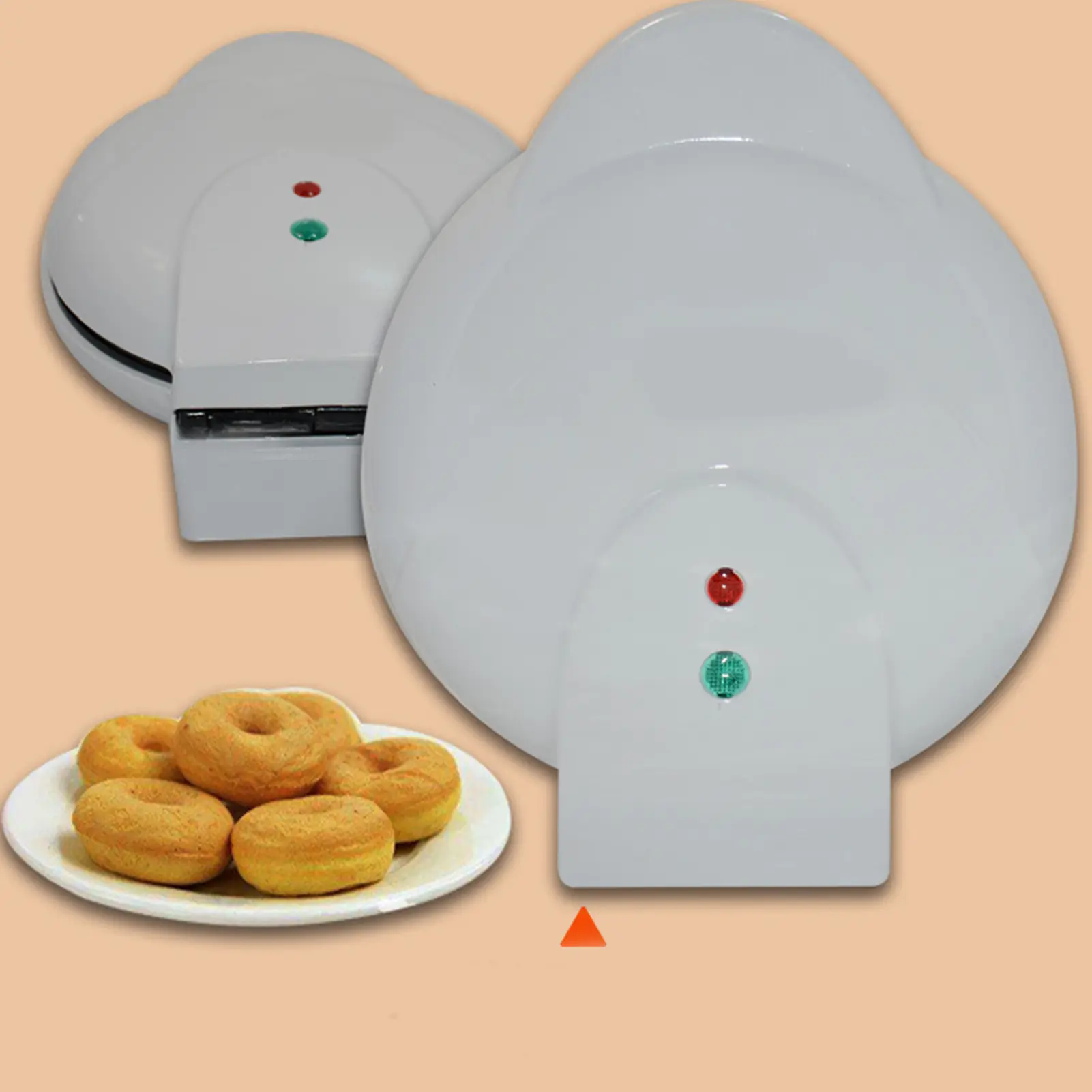 Donut Maker Machine Easy Release Heat Dissipation Prevent Slip Portable Electric Doughnut Maker