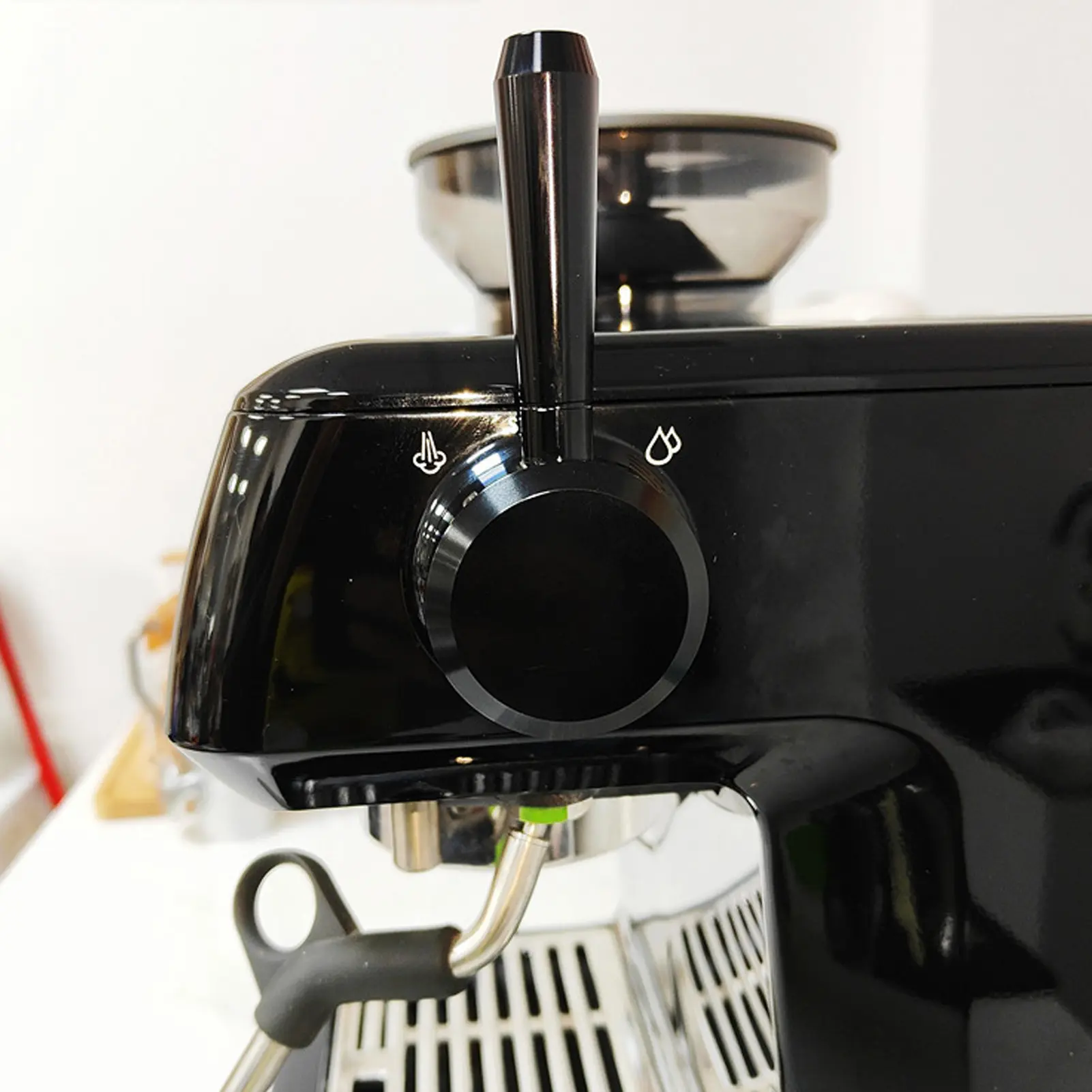 Coffee Machine Steam Lever Aluminium Alloy Coffee Machine Conversion Accessory for Breville Sage 870 875 876