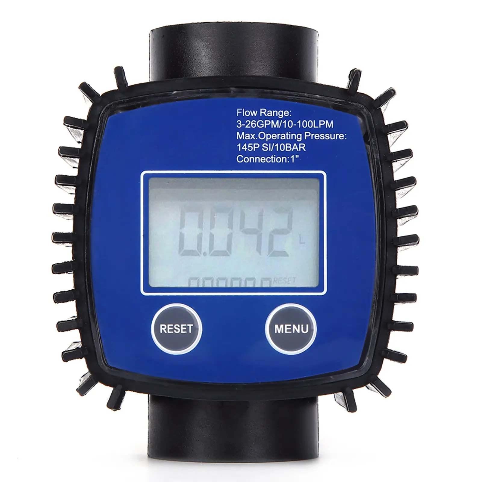 Digital Flow Meter Digital Display High Accuracy Water Flow Meter Flowmeter 1in Internal Thread
