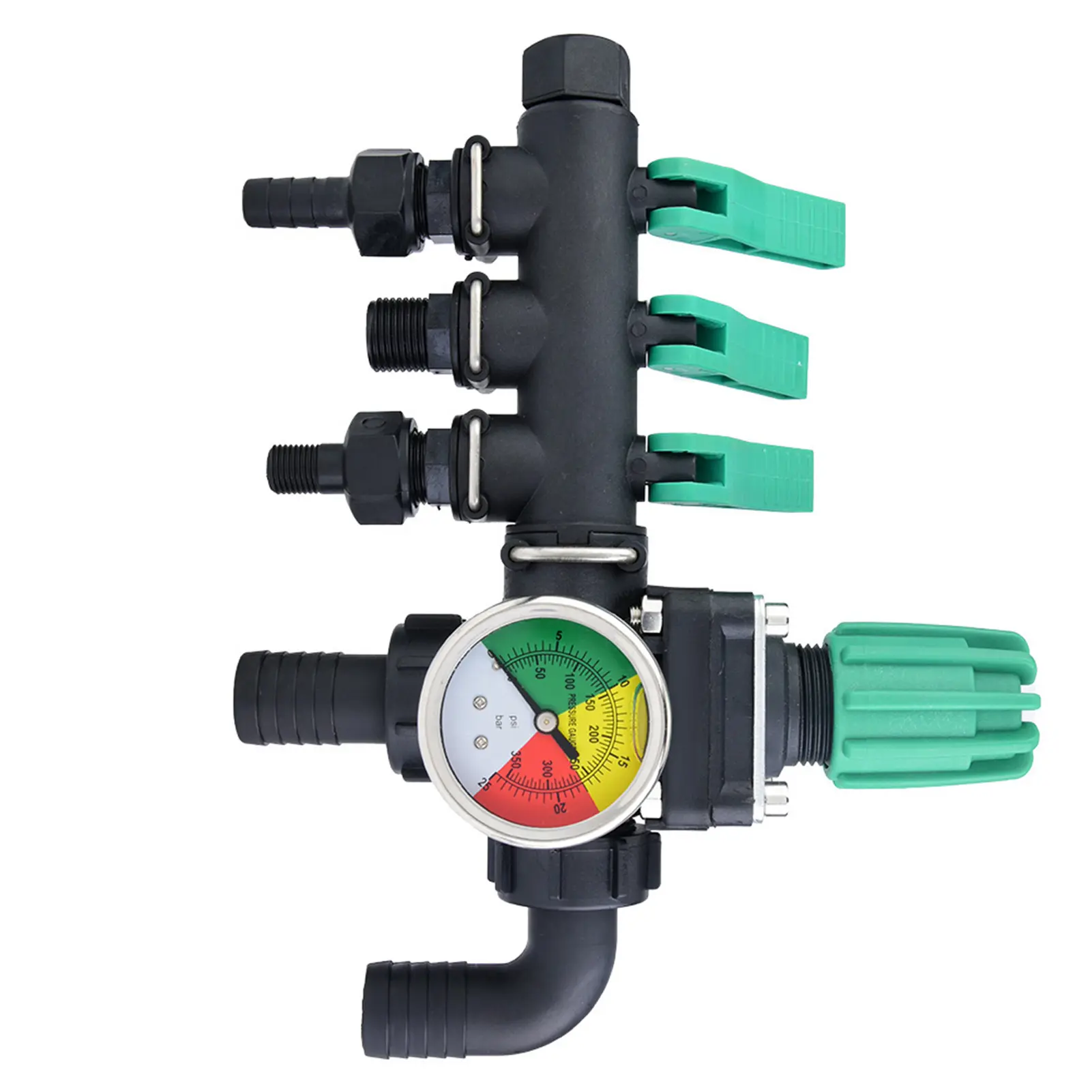 Agricultural Sprayer Control Shut Off Valve 3 Way Water Splitter