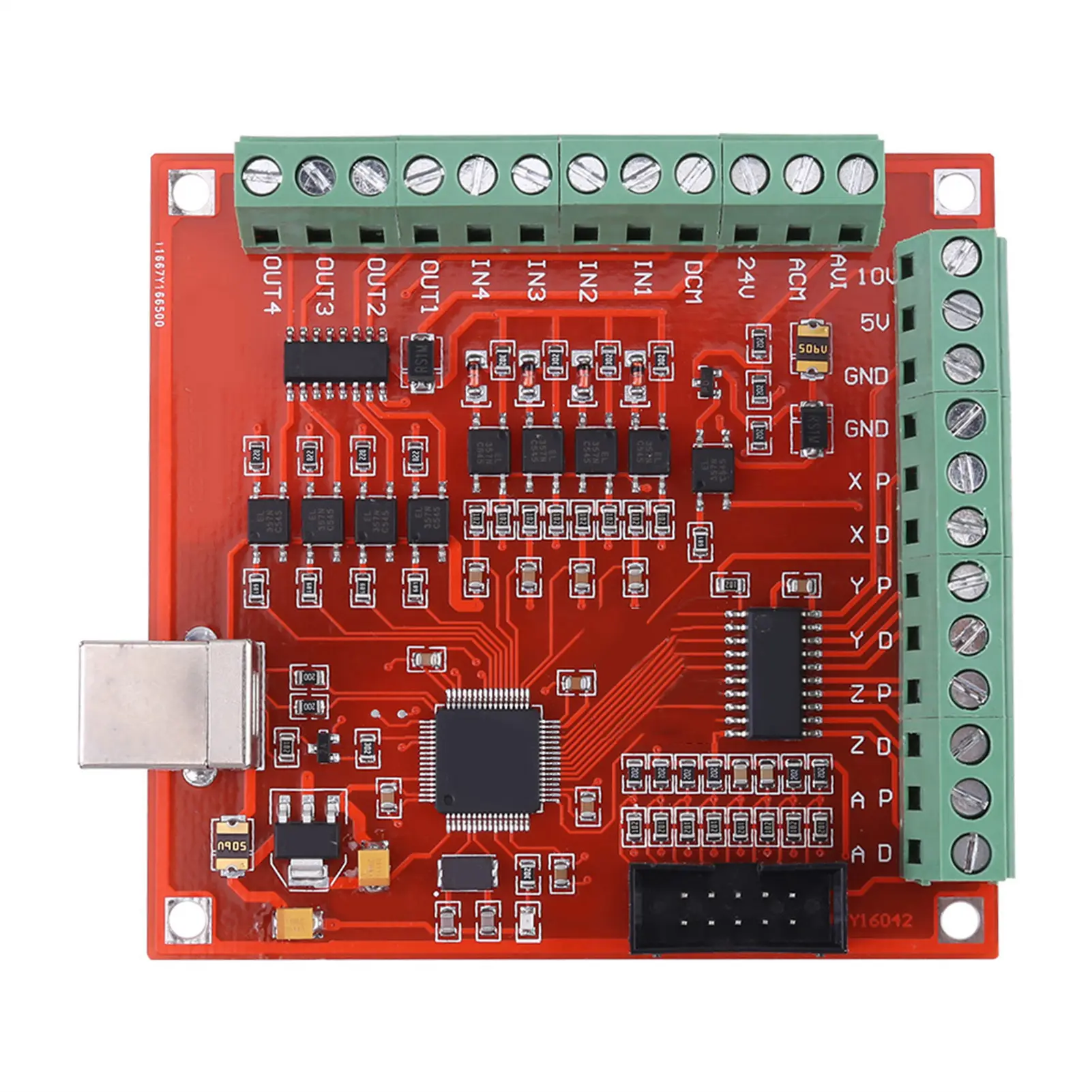 CNC Controller Card USB MACH3 100Khz Motion Controller Card Breakout Board for CNC Engraving