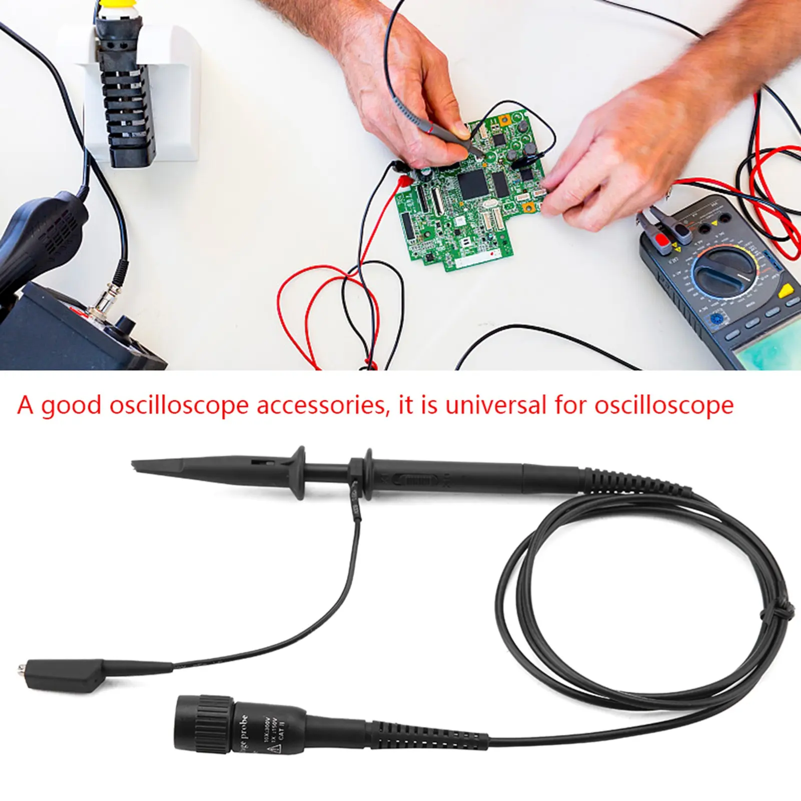 IP2220 200MHz Probe Universal Test Lead Kit Oscilloscope Probe Accessories