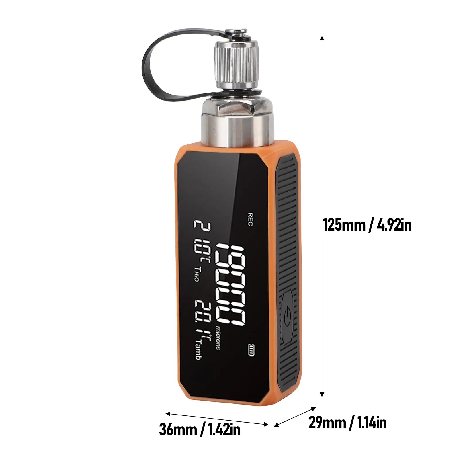 Digital Vacuum Meter 1-19000microns Accurate Multifunctional Oil Proof Vacuum Testing Meter