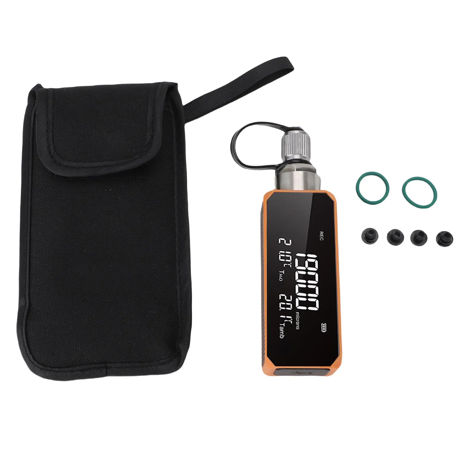 Digital Vacuum Meter 1-19000microns Accurate Multifunctional Oil Proof Vacuum Testing Meter