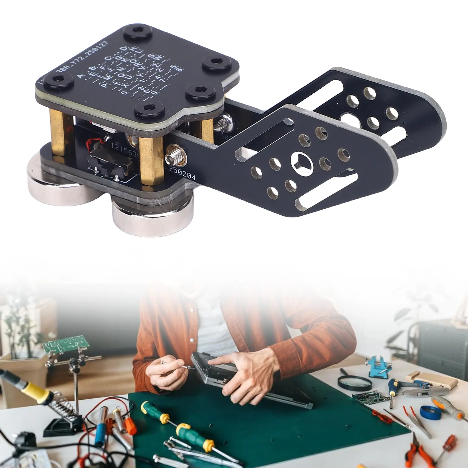 CW Keyer Automatic Trainer PCB 4 Nd Magnet Bases Double Paddle Automatic Morse Code Key