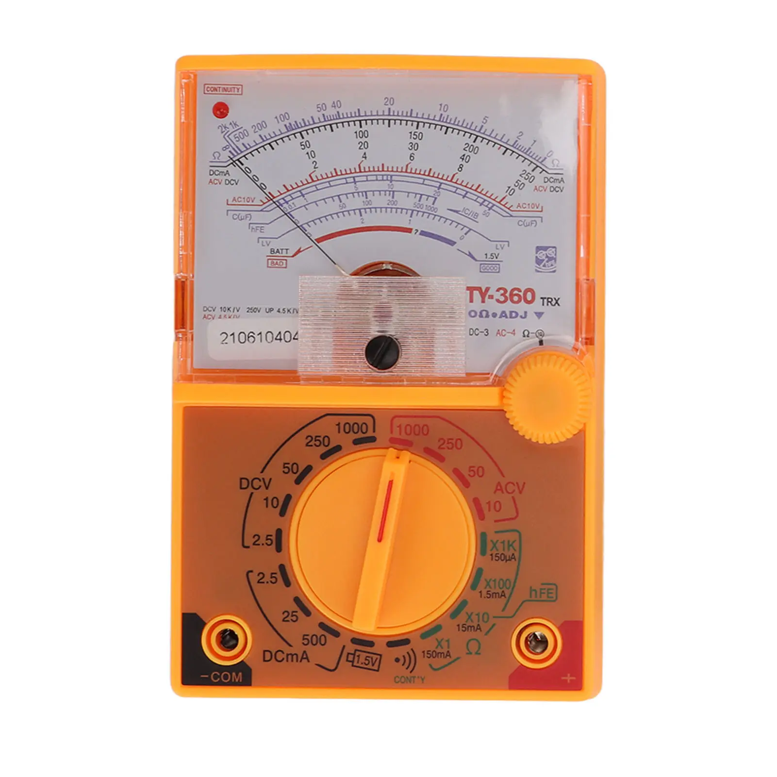 Multimeter High Definition Scale Multiple Measuring Ranges Humanized Design Small Safe Pointer Multimeter