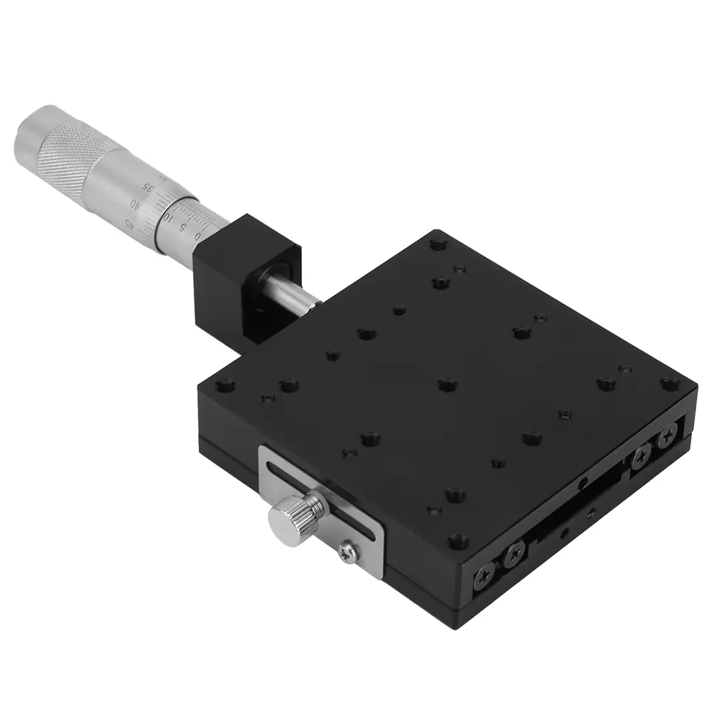X Micrometer Manual FinE tuning Cross Roller Precision Linear Stages 80*80mm