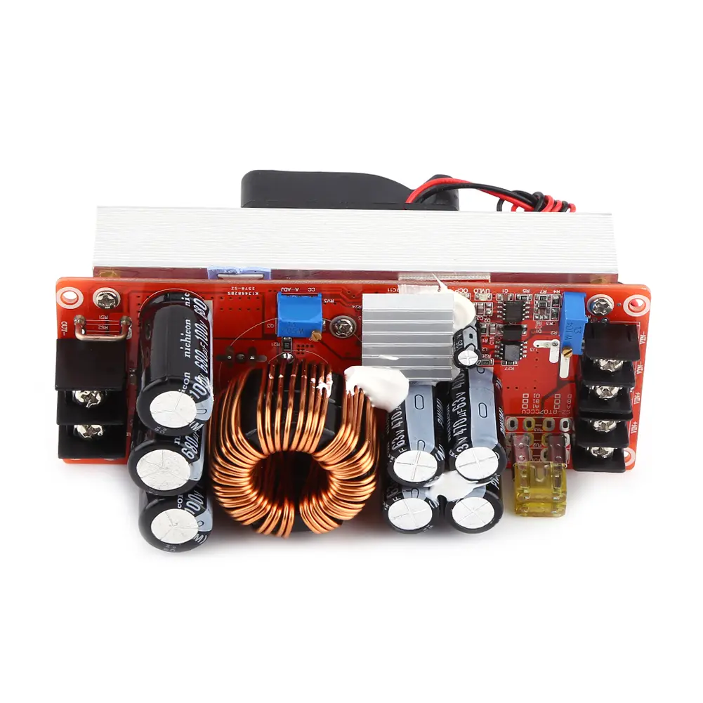 1500W Boost Module 30A DC-DC Boost Converter Step up Power Supply Module In 10~60V Out 12~90V