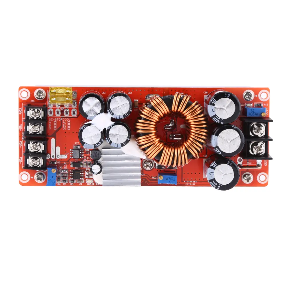 1500W Boost Module 30A DC-DC Boost Converter Step up Power Supply Module In 10~60V Out 12~90V