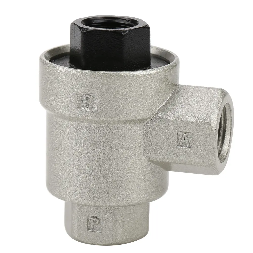 Air Flow Control Valve Aluminum Alloy G1/4 Thread Connector Quick Exhaust Air Flow Control Valve