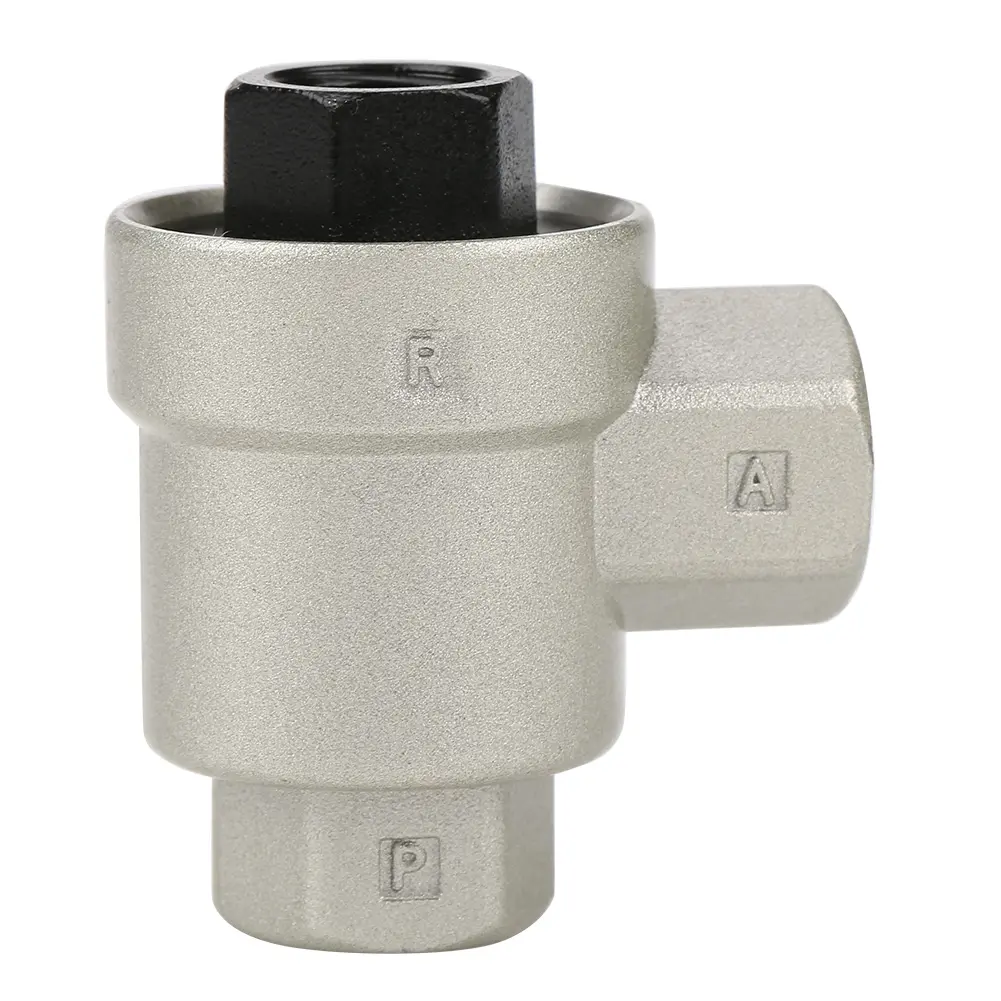 Air Flow Control Valve Aluminum Alloy G1/4 Thread Connector Quick Exhaust Air Flow Control Valve