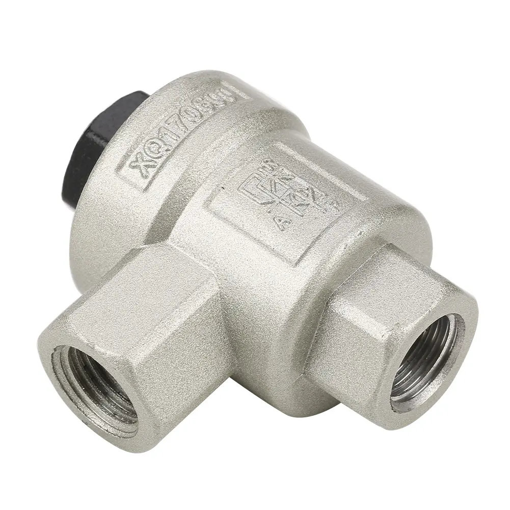 Air Flow Control Valve Aluminum Alloy G1/4 Thread Connector Quick Exhaust Air Flow Control Valve