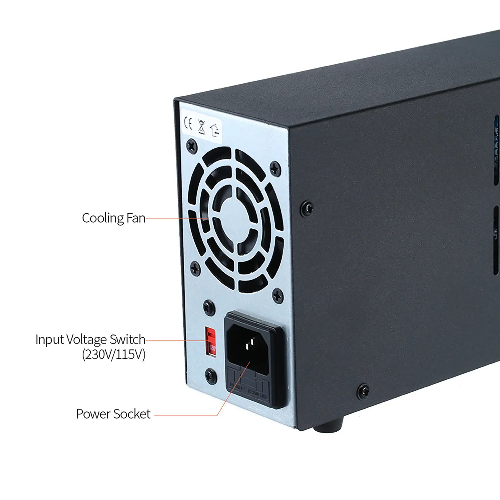 wanptek Switching DC Power Supply NPS605W 0-60V 0-5A 3-digit LED Display High Precision Adjustable Mini Power Supply AC 115V/230