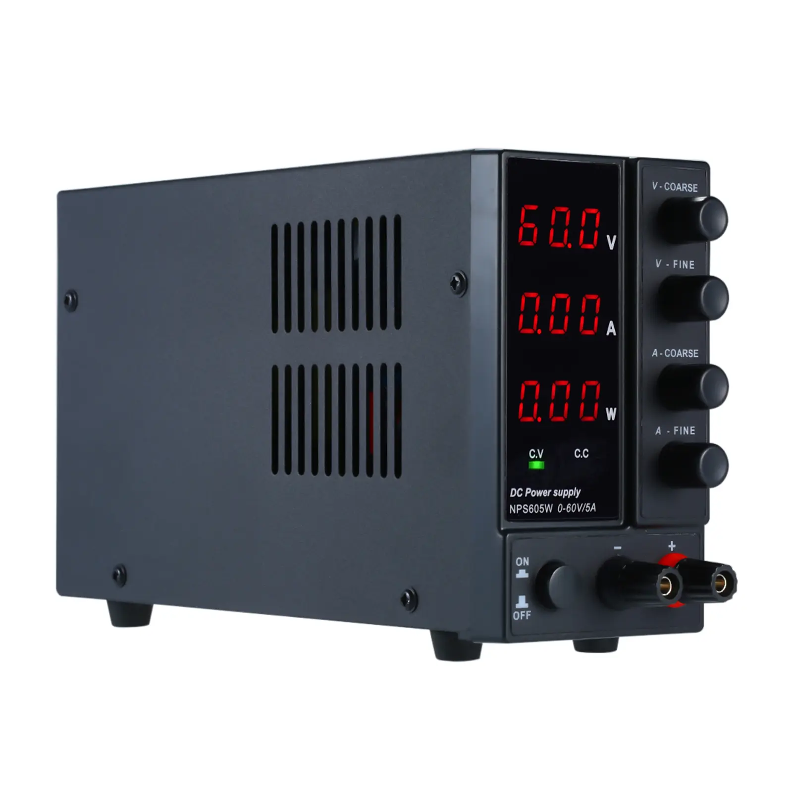 wanptek Switching DC Power Supply NPS605W 0-60V 0-5A 3-digit LED Display High Precision Adjustable Mini Power Supply AC 115V/230