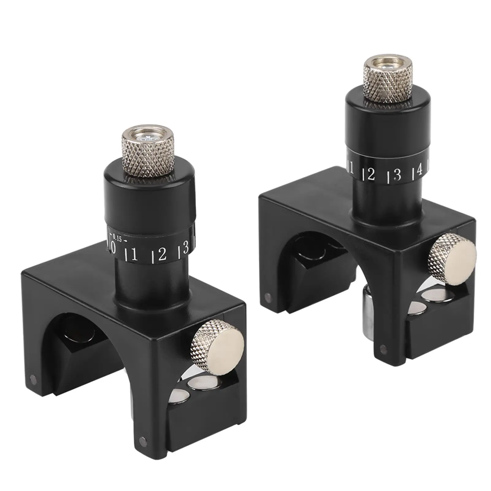 2pcs Magnetic Planer Blade Setting Jig Gauge Setter Woodworking Tool