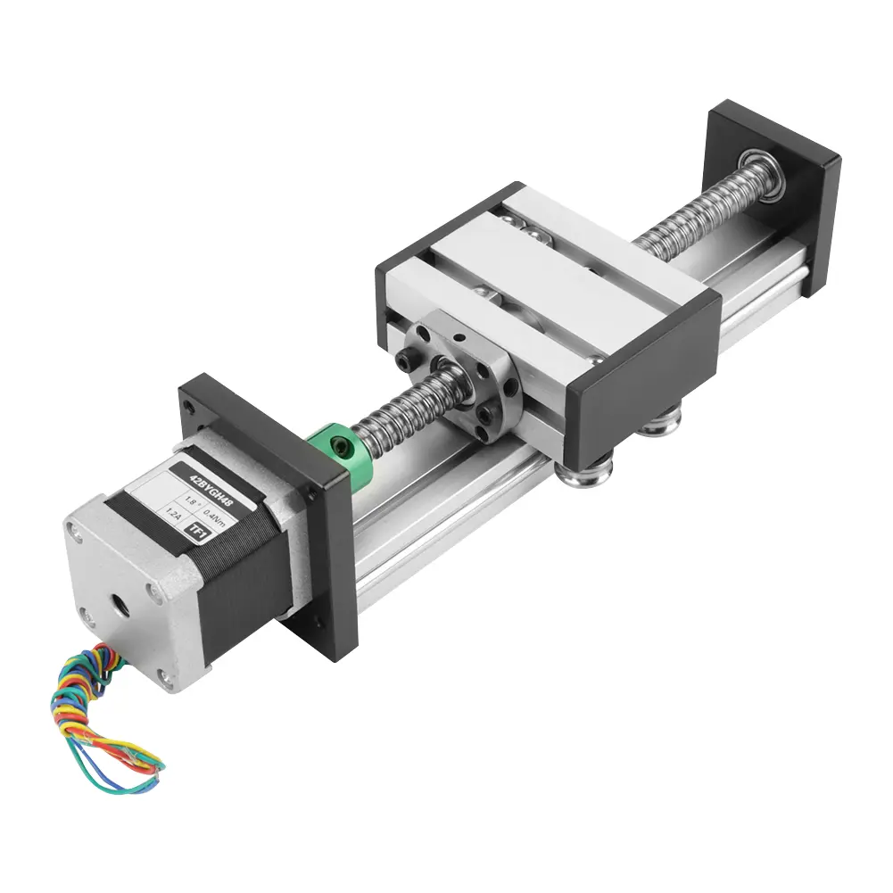 1204 Ball Screw Linear Slide Stroke Long Stage Actuator with Stepper Motor 100mm Stroke