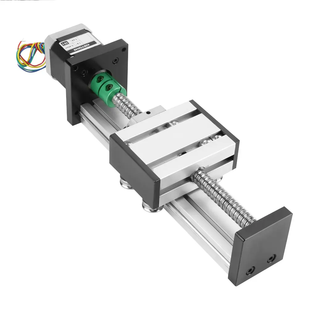 1204 Ball Screw Linear Slide Stroke Long Stage Actuator with Stepper Motor 100mm Stroke