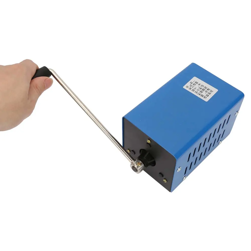 Portable Handcranked Generator High Power Handcranked Charging Generator USB Charging Emergency Dynamotor