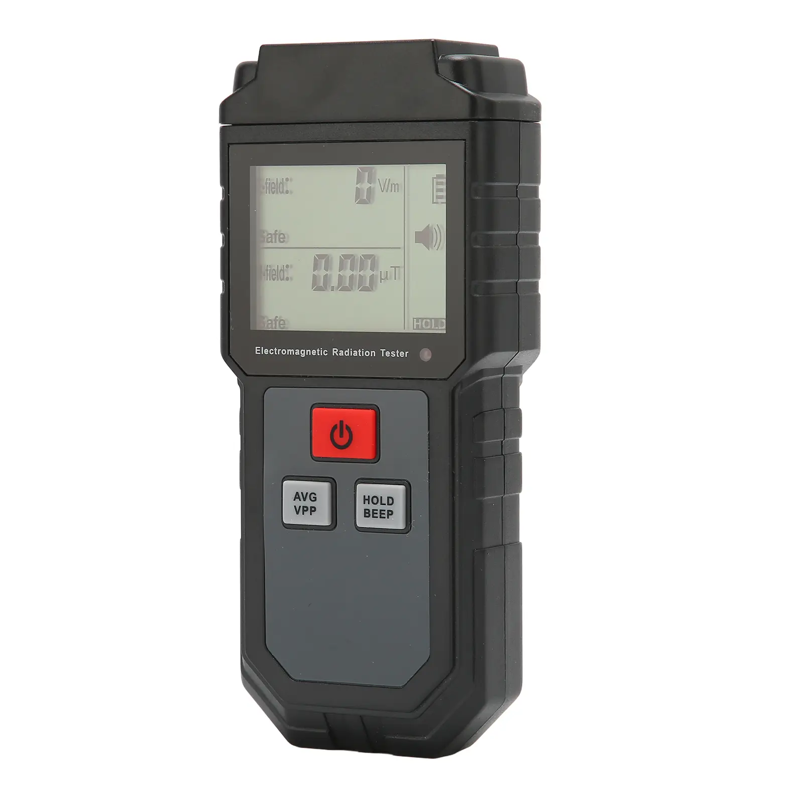 EMF Tester Electromagnetic Radiation Tester 1V/M‑1999V/M LCD EMF Meter with Sound Light Alarm for Home Appliance