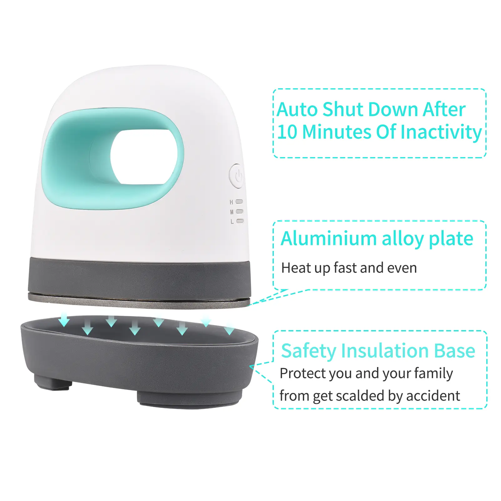 New Mini Heat Press Machine Small Portable 3 Gear Temperature Heat Transfer Machine for Clothing Hats Handbags